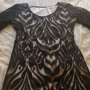 Black dress approx size 8